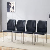 Luxury Simple High Resilience Dining Chair With Metal Legs - Furniture Home Direct