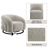 Irma - Chair With Swivel - Gray - Furniture Home Direct