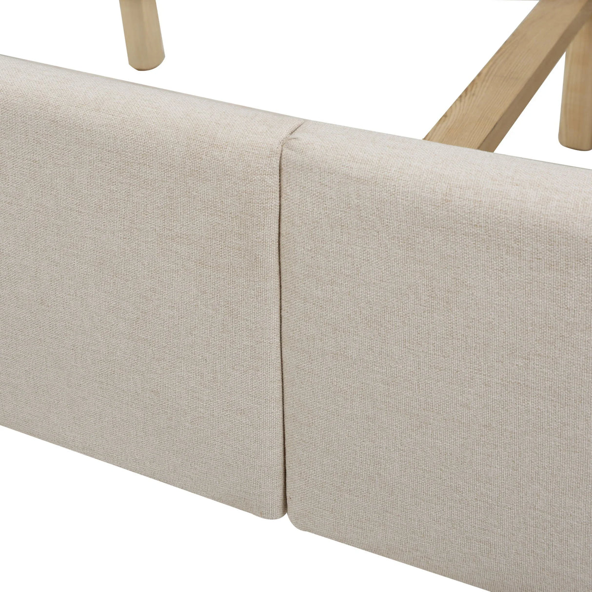 Marcella - Upholstered Shelter Headboard Bed Set - Furniture Home Direct