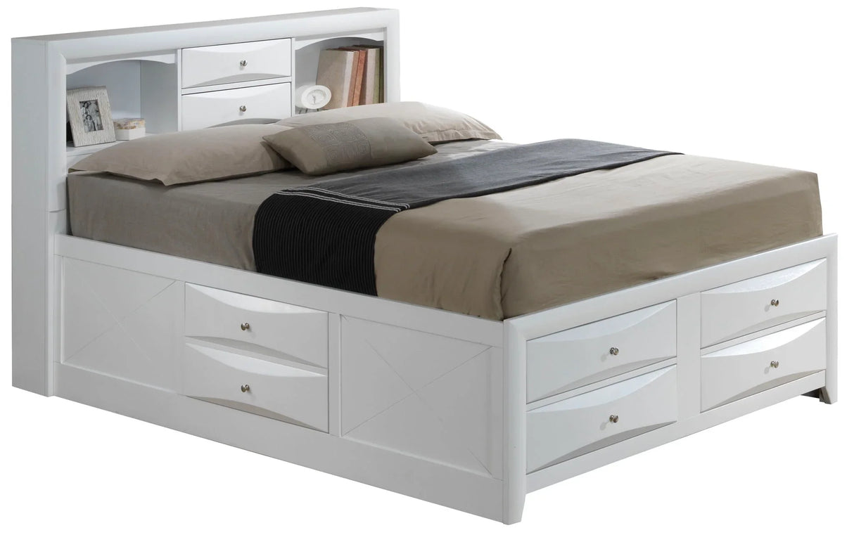 Marilla - Storage Bed With Bookcase Headboard - Furniture Home Direct