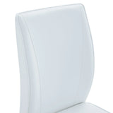 Dining Set Modern Round Table with Four Chairs White - Furniture Home Direct