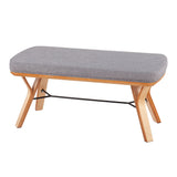 Folia - Mid Century / Modern Bench - Furniture Home Direct