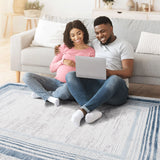 Marfi - Bordered Rug - Furniture Home Direct
