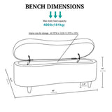 Flip Top Storage Bench - Furniture Home Direct
