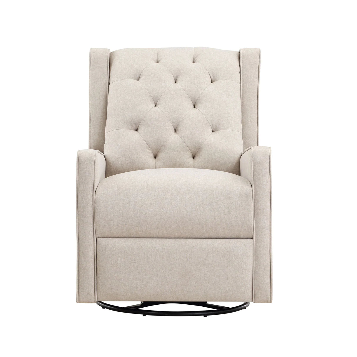 Milah - Gliding Swivel Recliner Tufted - Furniture Home Direct
