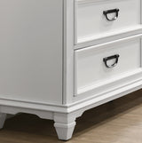 Queen Bed Set Wood Shiplap Panel Antique White Gray - Furniture Home Direct