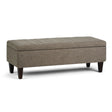 Monroe - Upholstered Storage Ottoman - Furniture Home Direct