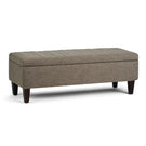 Monroe - Upholstered Storage Ottoman - Furniture Home Direct