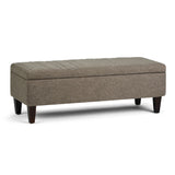 Monroe - Upholstered Storage Ottoman - Furniture Home Direct