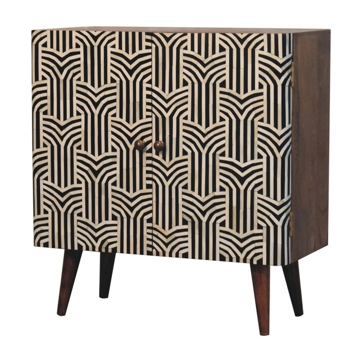 Edessa Bone Inlay Cabinet - Furniture Home Direct
