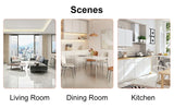 Dining Chairs Upholstered PU Cushions Modern Light Gray - Furniture Home Direct