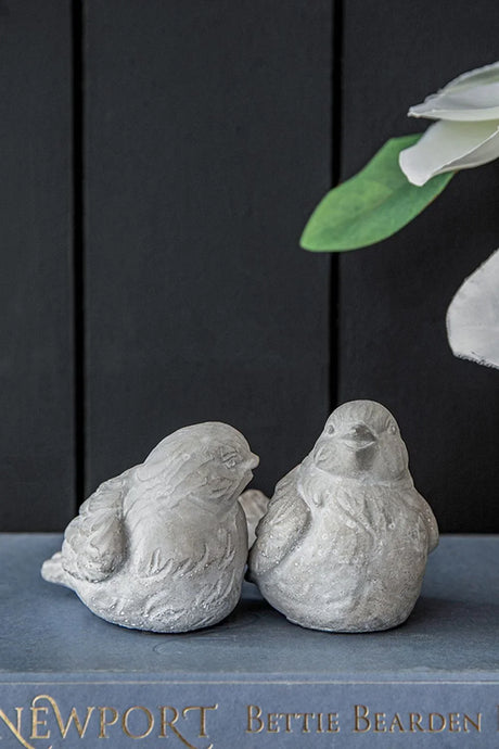Skye Sparrow Bird Accents (Set of 2) - Antique Gray - Furniture Home Direct