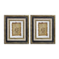 Lucian - Stylish Framed Antiqued Sculpture Print - Furniture Home Direct