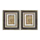 Lucian - Stylish Framed Antiqued Sculpture Print - Furniture Home Direct