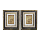 Lucian - Stylish Framed Antiqued Sculpture Print - Furniture Home Direct