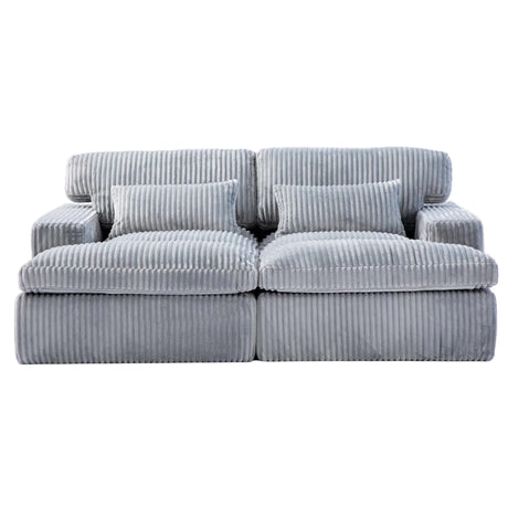 Double Chaise Lounge Chair, Oversized Upholstered Sleeper Cloud Couch - Furniture Home Direct