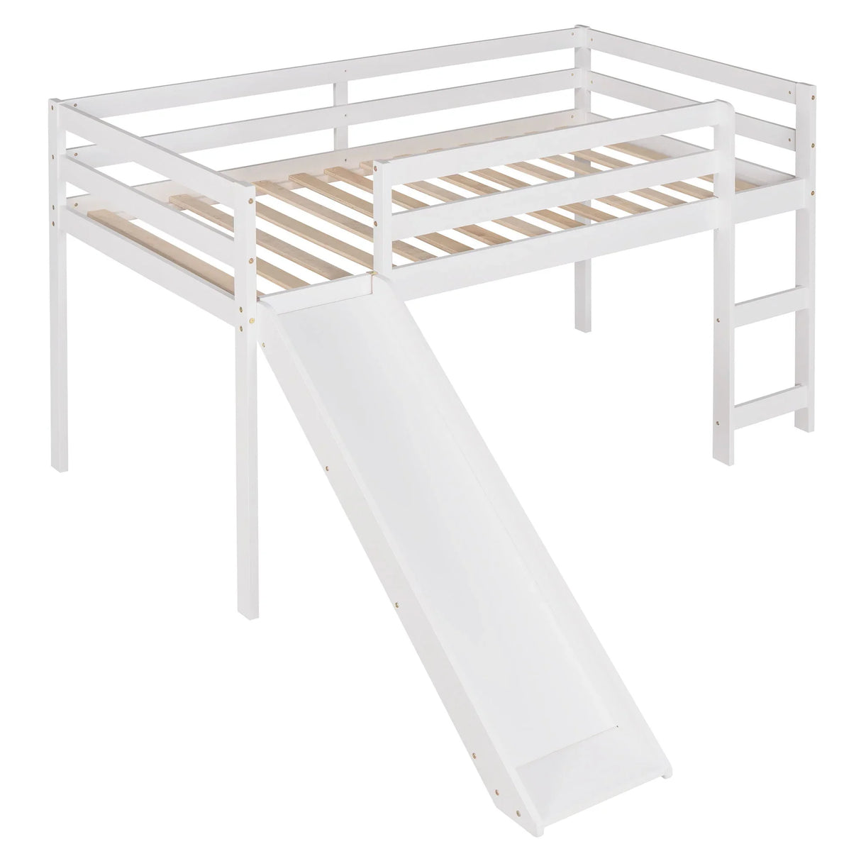 Loft Bed With Slide, Multifunctional Design - Furniture Home Direct