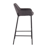 Daniella - Industrial Fixed Height Bar Stool (Set of 2) - Furniture Home Direct