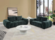 Ferrand - 2 Piece Living Room Sofa & Loveseat Set - Green - Furniture Home Direct