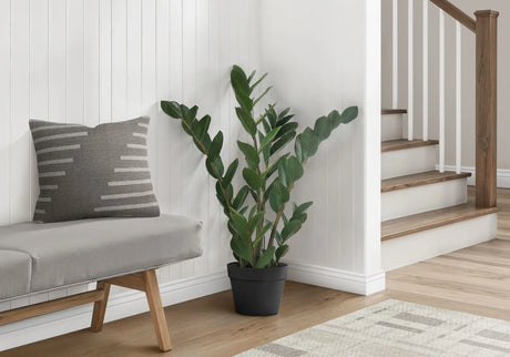 29" Tall, Artificial Plant, Zz Tree, Indoor, Faux, Fake, Floor, Greenery, Potted, Real Touch, Decorative - Green / Black - Furniture Home Direct