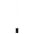 Prism - LED Floor Lamp With On / Off Switch Faux Marble Base - Gold / Marble - Furniture Home Direct