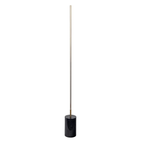 Prism - LED Floor Lamp With On / Off Switch Faux Marble Base - Gold / Marble - Furniture Home Direct