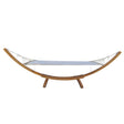 Person Hammock With Stand Set For Indoor Outdoor Standalone - Beige - Furniture Home Direct