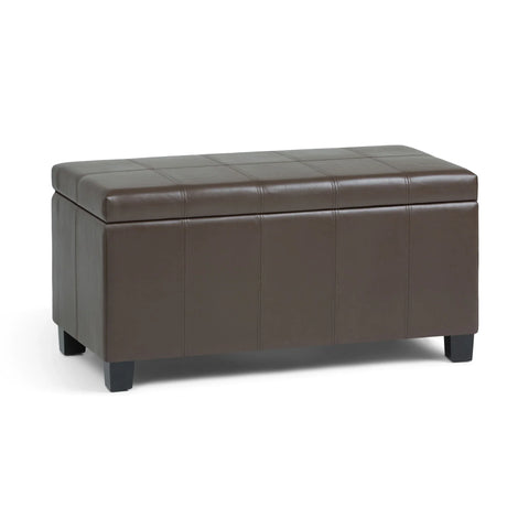 Dover - Upholstered Storage Ottoman Bench - Furniture Home Direct