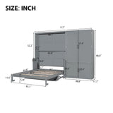 Murphy Elegant Wall Bed With Closet - Furniture Home Direct