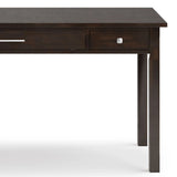 Avalon - Large Desk - Tobacco Brown - Furniture Home Direct