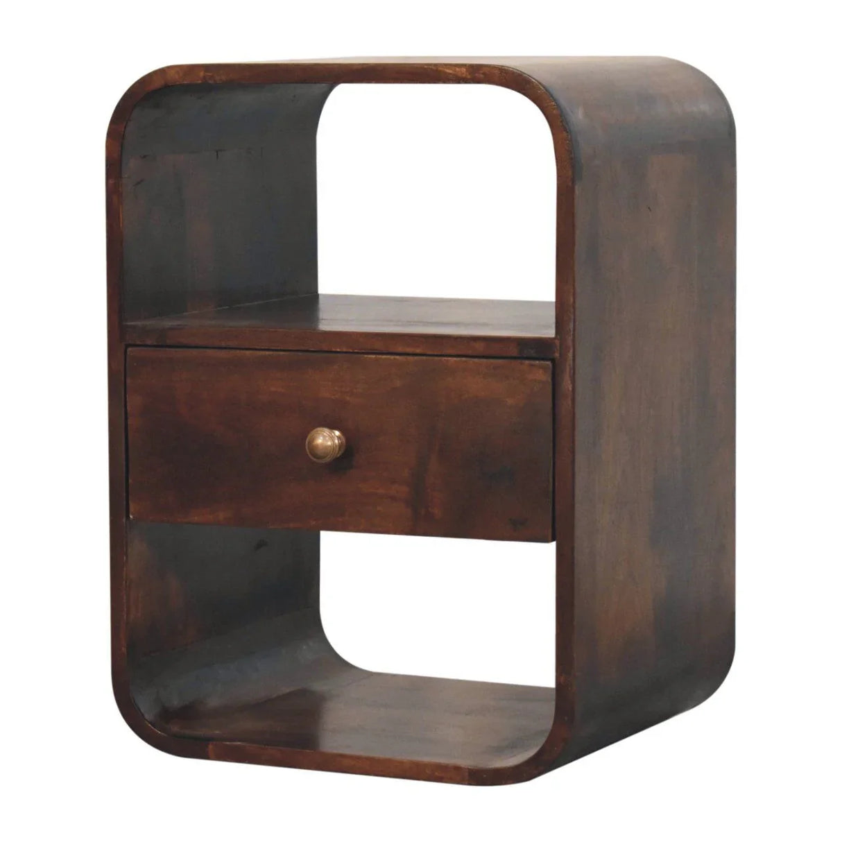 Curve Drawer Nightstand - Furniture Home Direct