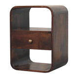 Curve Drawer Nightstand - Furniture Home Direct