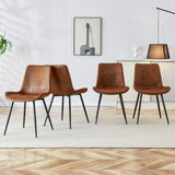 Modern Medieval Style Restaurant Cushioned Chairs With Suede Backrests - Furniture Home Direct