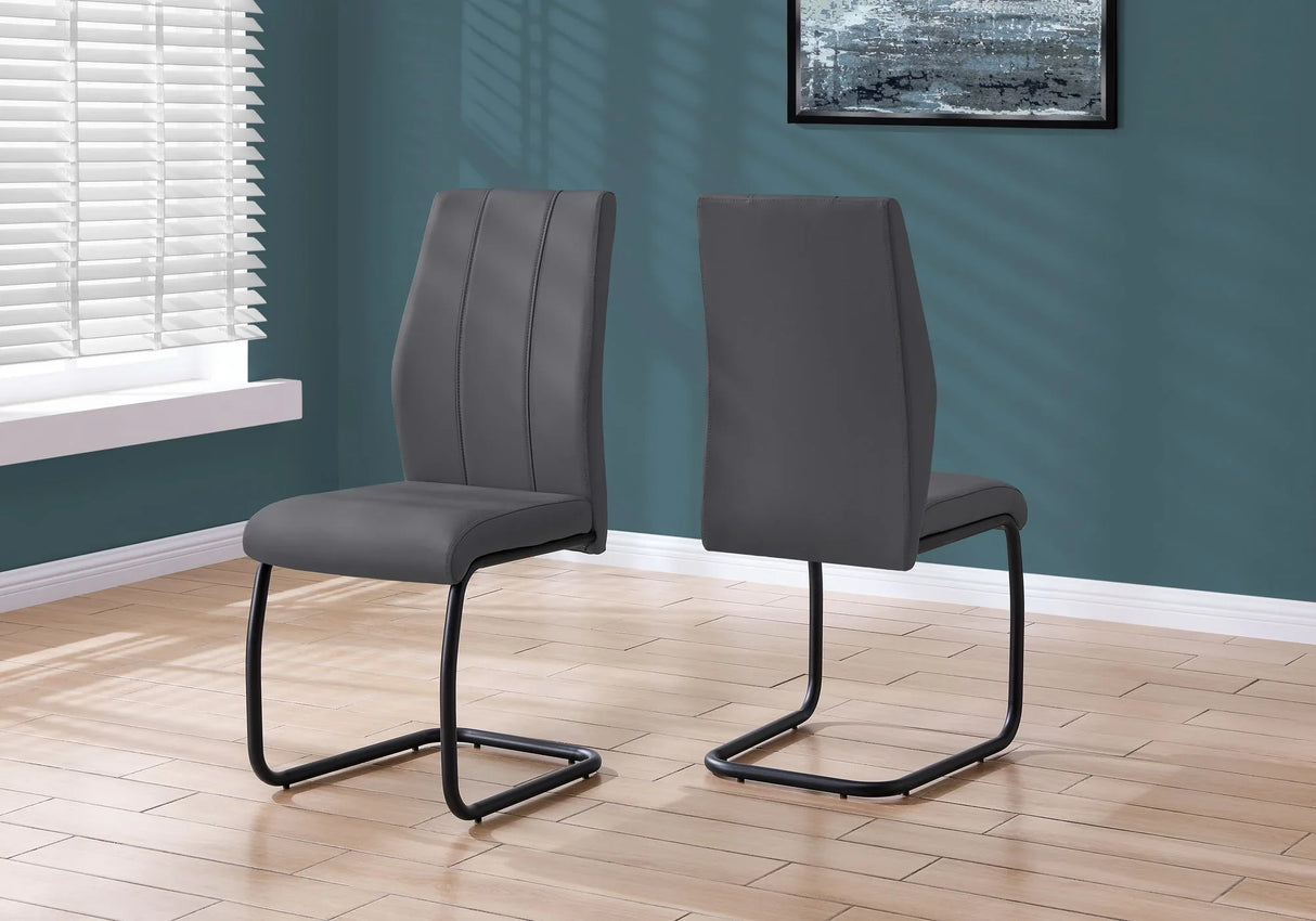 Dining Chair, Side, Upholstered For Dining Room, Contemporary & Modern (Set of 2) - Furniture Home Direct