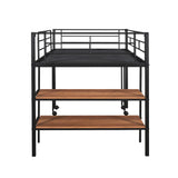 Loft Bed With Desk And Shelves - Furniture Home Direct
