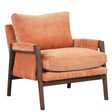 Mid-Century Modern Velvet Accent Chair, Leisure Chair With Solid Wood And Thick Seat Cushion For Living Room, Bedroom, Studio - Furniture Home Direct
