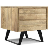 Lowry - Side Table - Natural - Furniture Home Direct