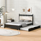 Storage Platform Bed With 2 Big Drawers & Trundle - Furniture Home Direct