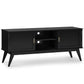 Draper - Handcrafted Mid Century Low TV Media Stand - Furniture Home Direct