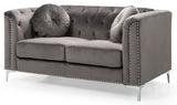 Stylish Sloped Arm Loveseat - Furniture Home Direct