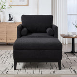 Farmhouse Upholstered Accent Chair With Ottoman, Reversible Lid Coffee Table - Furniture Home Direct