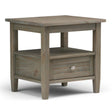 Warm Shaker - End Table - Distressed Gray - Furniture Home Direct
