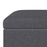 Owen - Upholstered Rectangular Storage Ottoman - Furniture Home Direct