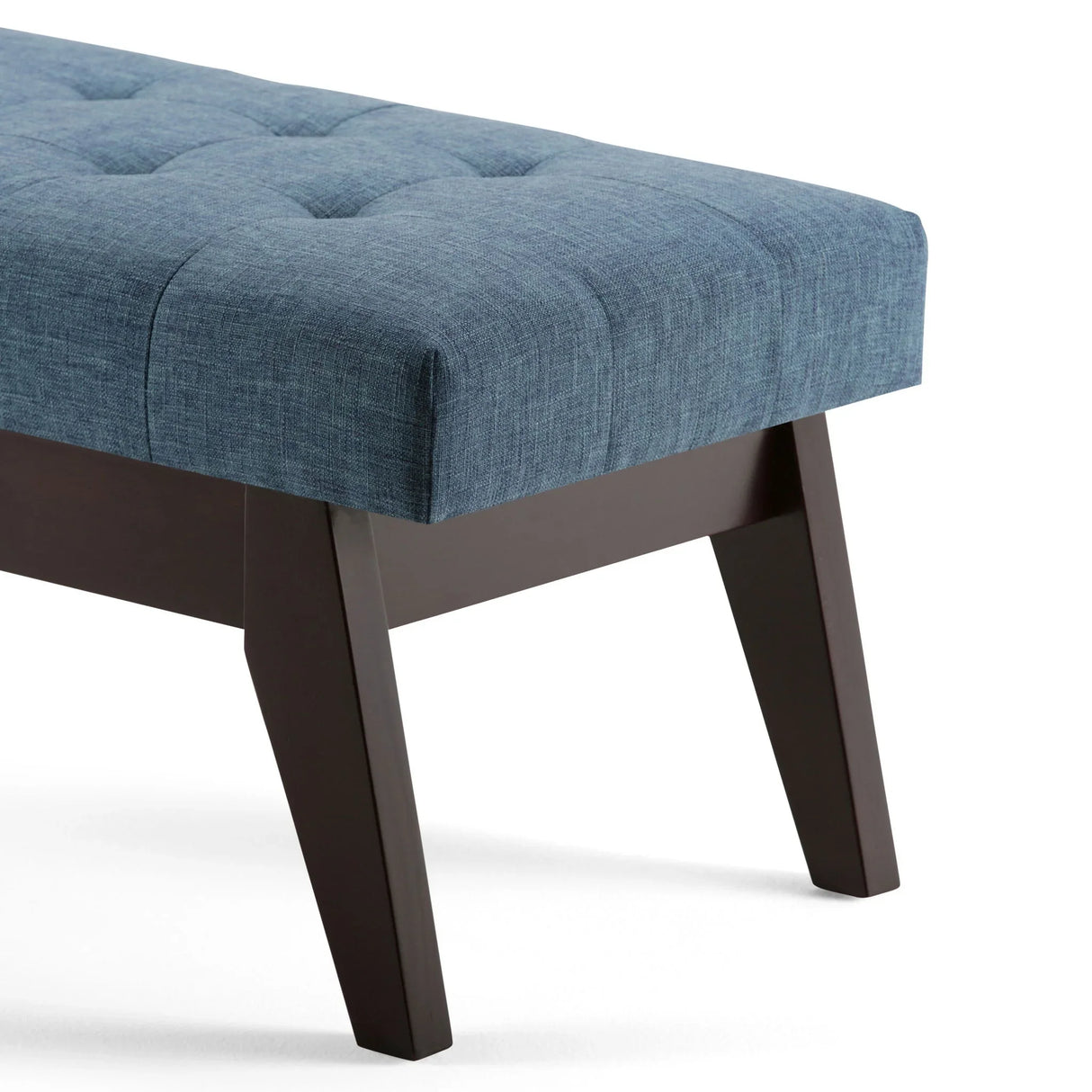 Draper - Upholstered Mid Century Tufted Ottoman Bench - Furniture Home Direct