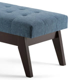 Draper - Upholstered Mid Century Tufted Ottoman Bench - Furniture Home Direct