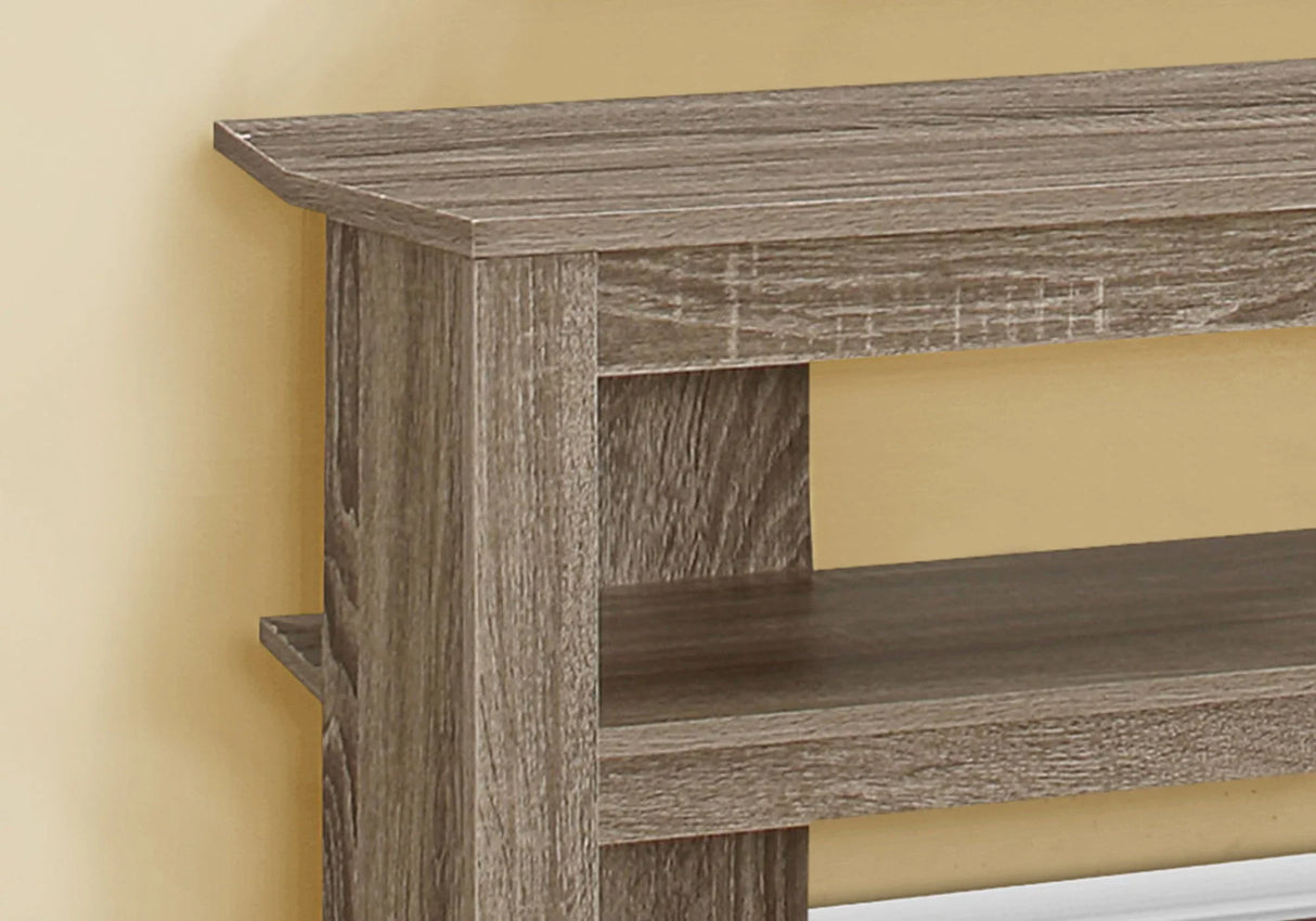 TV Stand, Console, Media Entertainment Center, 3 Storage Shelves - Furniture Home Direct