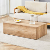 Modern Coffee Table With Smooth Light Wood Texture Patterns Material - Natural Wood - Furniture Home Direct