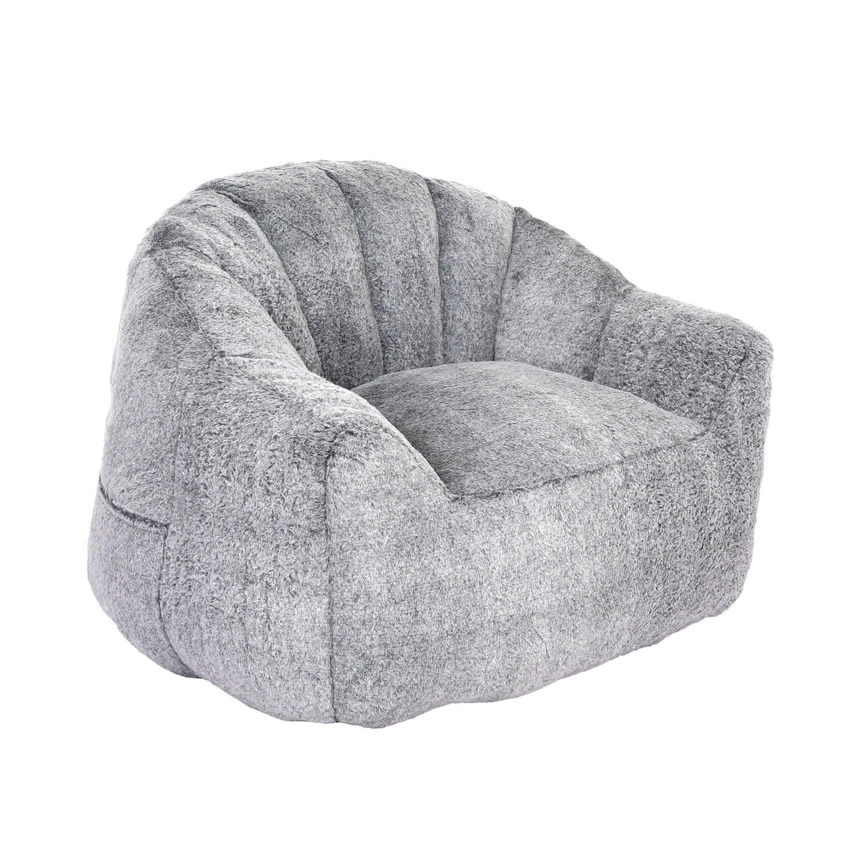 Beanbag Chair, Beanbag Sofa Chair With Armrests Stuffed High Density Foam - Furniture Home Direct
