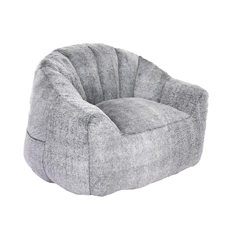 Beanbag Chair, Beanbag Sofa Chair With Armrests Stuffed High Density Foam - Furniture Home Direct