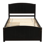 Platform Bed & Headboard, Footboard And Wood Slat Support - Furniture Home Direct